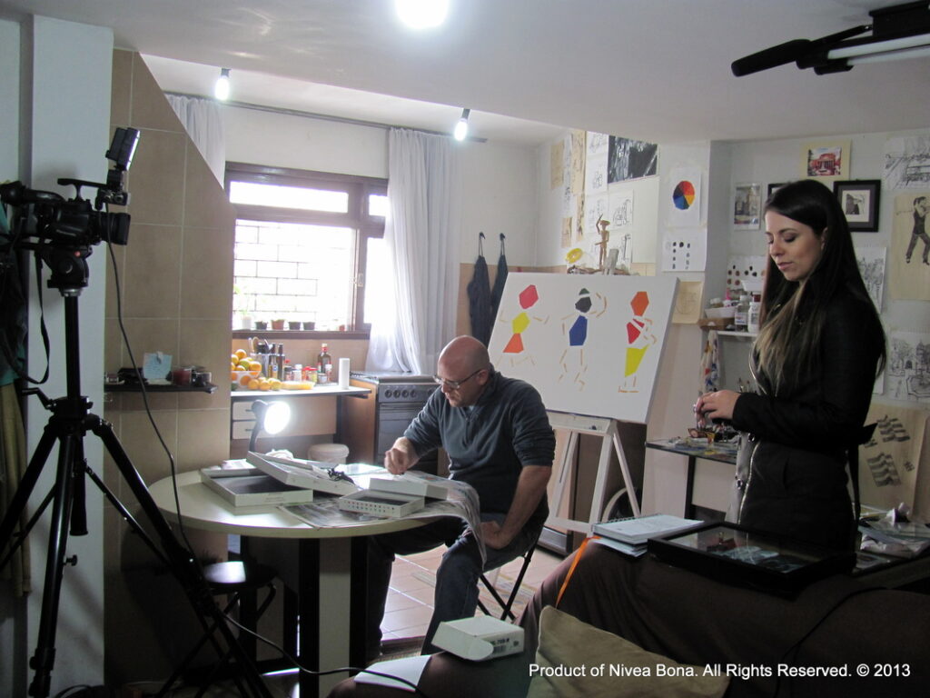 Interview on Gazeta do Povo - filming the work