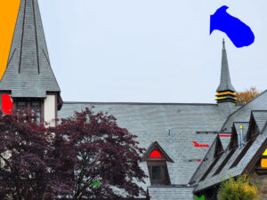 Abstract Photo of Converted Church in Brookline, MA