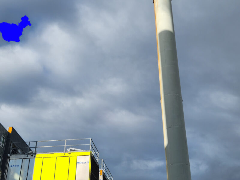 Abstract Photo of Smokestack in Brighton, MA