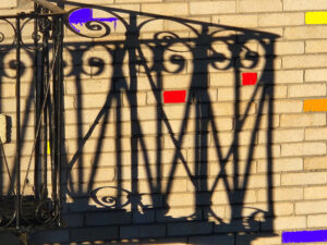 Abstract Photo of a Window Fence in Brighton, MA